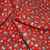 TESSUTO ARREDO FANTASIA CUORI FONDO ROSSO