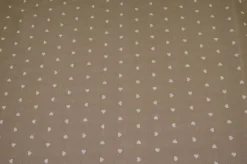 TESSUTO ARREDO FANTASIA CUORICINO BEIGE