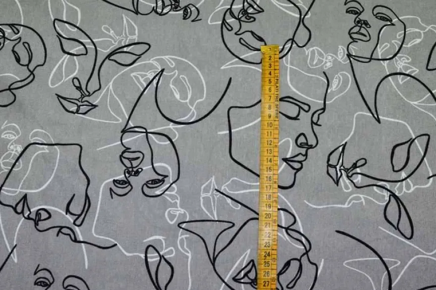 TESSUTO ARREDO FANTASIA FACE GRIGIA