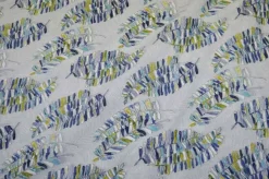 TESSUTO ARREDO FANTASIA FELCE AZZURRA