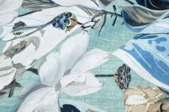 TESSUTO ARREDO FANTASIA FLOREALE AZZURRA