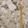 TESSUTO ARREDO FANTASIA FLOREALE TORTORA