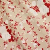 TESSUTO ARREDO FANTASIA FLOREALE ROSSO