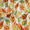 TESSUTO ARREDO FANTASIA FOGLIE MULTICOLOR