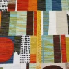 TESSUTO ARREDO FANTASIA GEOMETRICA MULTICOLOR