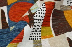 TESSUTO ARREDO FANTASIA GEOMETRICA MULTICOLOR