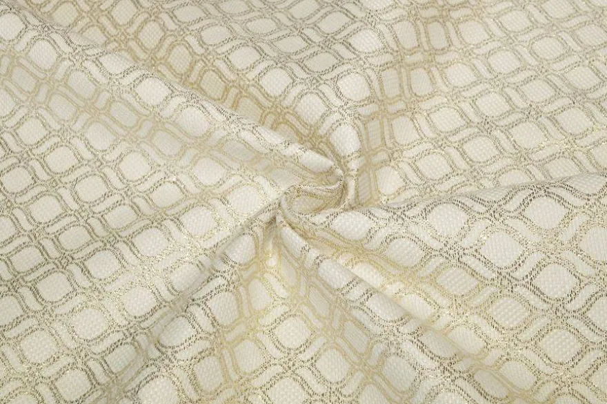 TESSUTO ARREDO FANTASIA JACQUARD LUREX ORO