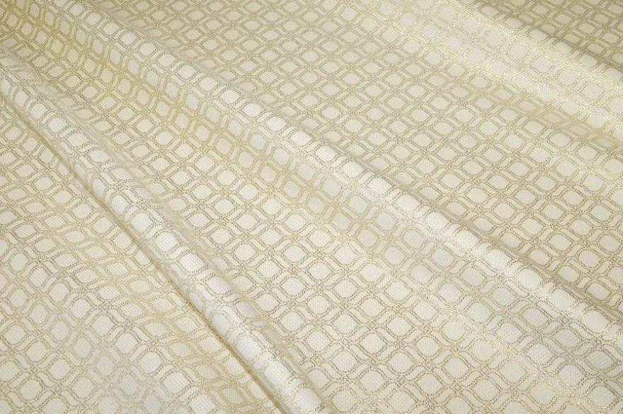 TESSUTO ARREDO FANTASIA JACQUARD LUREX ORO
