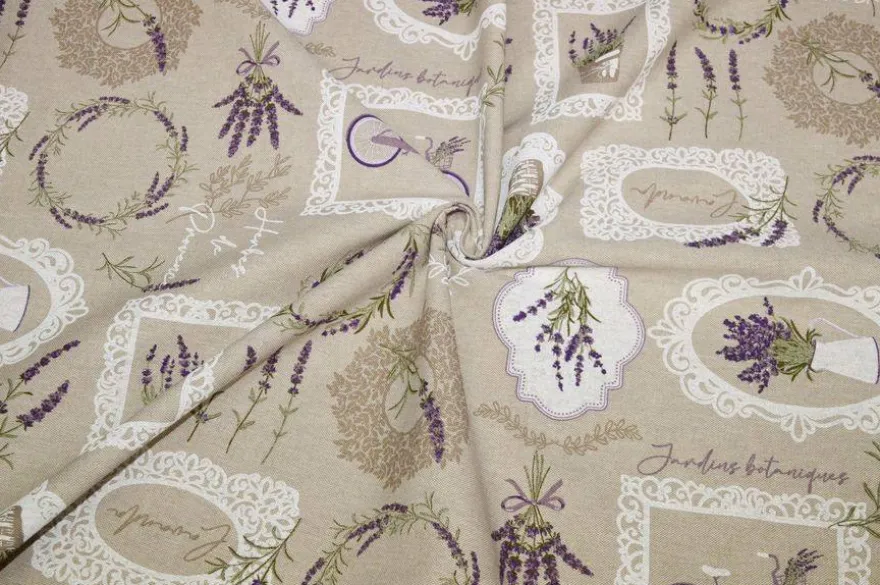 TESSUTO ARREDO FANTASIA LAVANDA