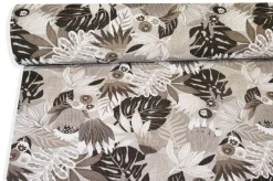 TESSUTO ARREDO FANTASIA TROPICAL BEIGE