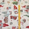 TESSUTO ARREDO GOBELIN FANTASIA GNOMI LUREX