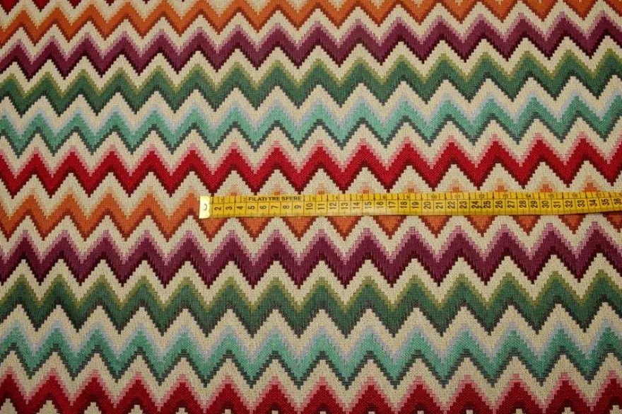 TESSUTO ARREDO GOBELIN FANTASIA MULTICOLOR