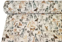 TESSUTO ARREDO GOBELIN FANTASIA CANI