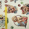 TESSUTO ARREDO GOBELIN FANTASIA CAGNOLINO