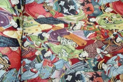 TESSUTO ARREDO GOBELIN FANTASIA GEISHA