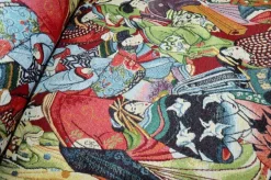 TESSUTO ARREDO GOBELIN FANTASIA GEISHA