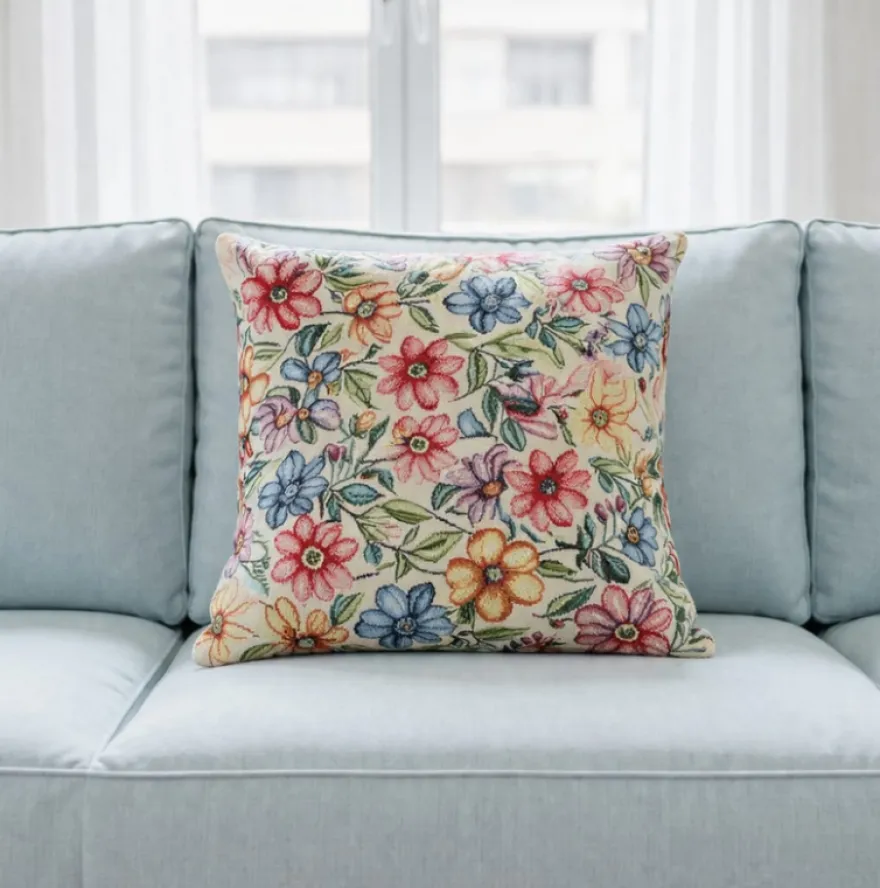 TESSUTO ARREDO GOBELIN FANTASIA FLOREALE