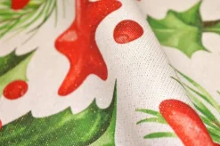 TESSUTO ARREDO NATALE PUNGITOPO LUREX