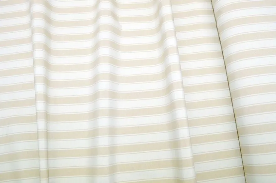 TESSUTO ARREDO RIGHE SABBIA