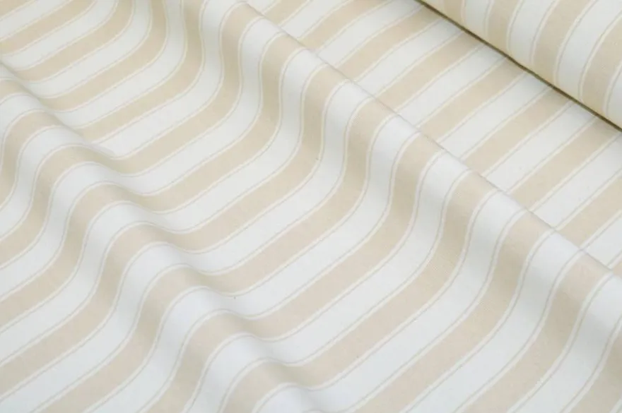 TESSUTO ARREDO RIGHE SABBIA