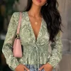 TESSUTO BATISTA PURO COTONE FANTASIA ROSA E VERDE