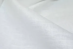 TESSUTO BATISTA PURO LINO BIANCO