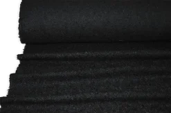 TESSUTO BOUCLE PURA LANA NERO