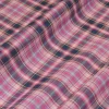 TESSUTO CAMICERIA PURO COTONE SCACCO ROSA