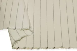 TESSUTO CANVAS MISTO LINO GESSATO BIANCO