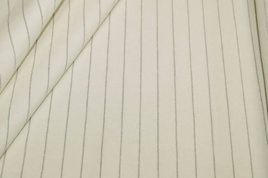 TESSUTO CANVAS MISTO LINO GESSATO BIANCO