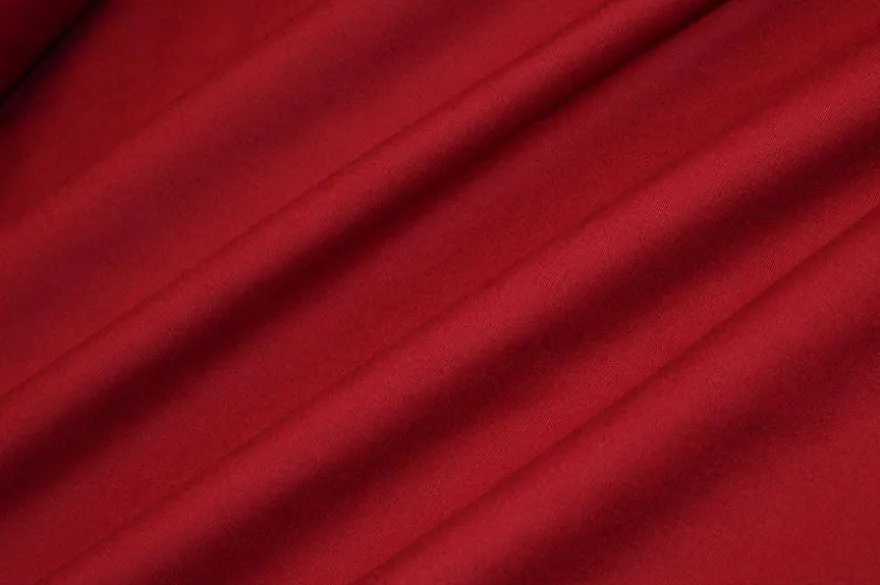 TESSUTO CANVAS PURO COTONE ROSSO INDIA