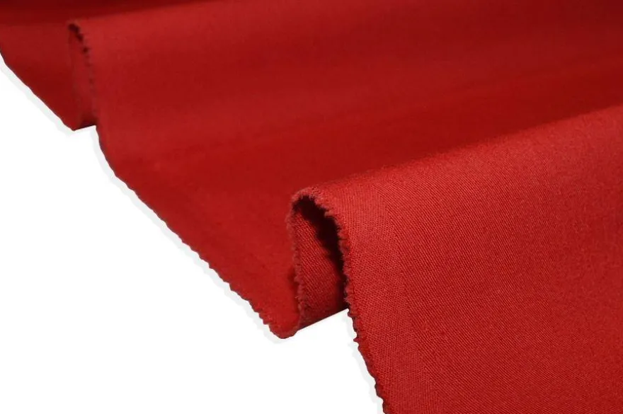 TESSUTO CANVAS PURO COTONE ROSSO