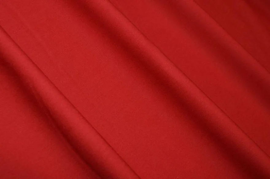 TESSUTO CANVAS PURO COTONE ROSSO
