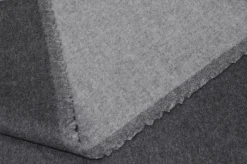 TESSUTO CAPPOTTO DOUBLE MISTO CASHMERE GRIGIO MEDIO/CHIARO