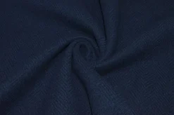 TESSUTO CAPPOTTO DOUBLE PURA LANA SPINATO BLU