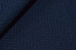 TESSUTO CAPPOTTO DOUBLE PURA LANA SPINATO BLU