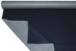 TESSUTO CAPPOTTO DOUBLE PURA LANA GRIGIO BLU