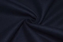 TESSUTO CAPPOTTO DOUBLE PURA LANA BLU NOTTE
