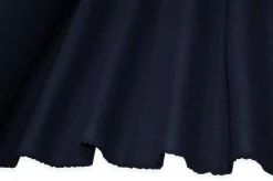 TESSUTO CAPPOTTO DOUBLE PURA LANA BLU NOTTE