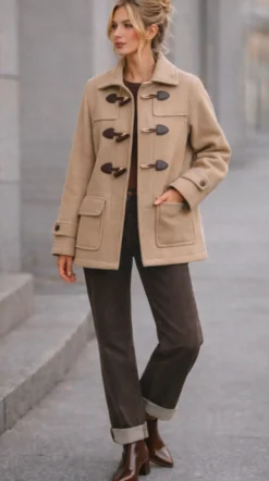 TESSUTO CAPPOTTO DOUBLE PURA LANA BEIGE