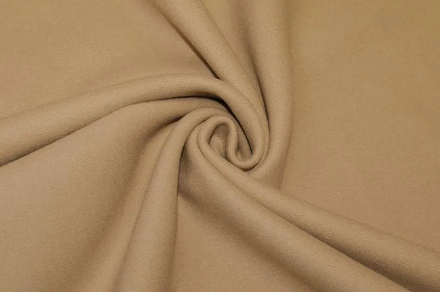 TESSUTO CAPPOTTO DOUBLE PURA LANA BEIGE