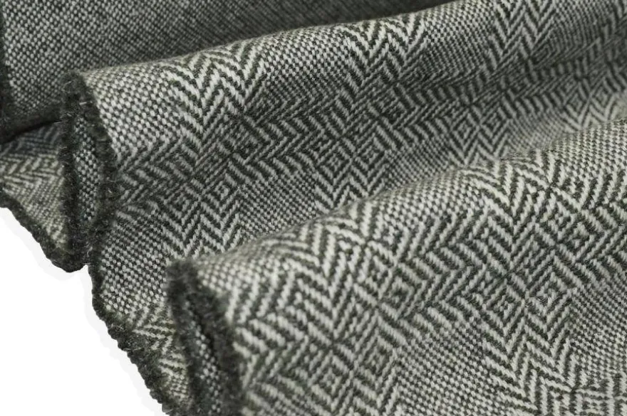 TESSUTO CAPPOTTO DOUBLE PURA LANA FANTASIA QUADRO