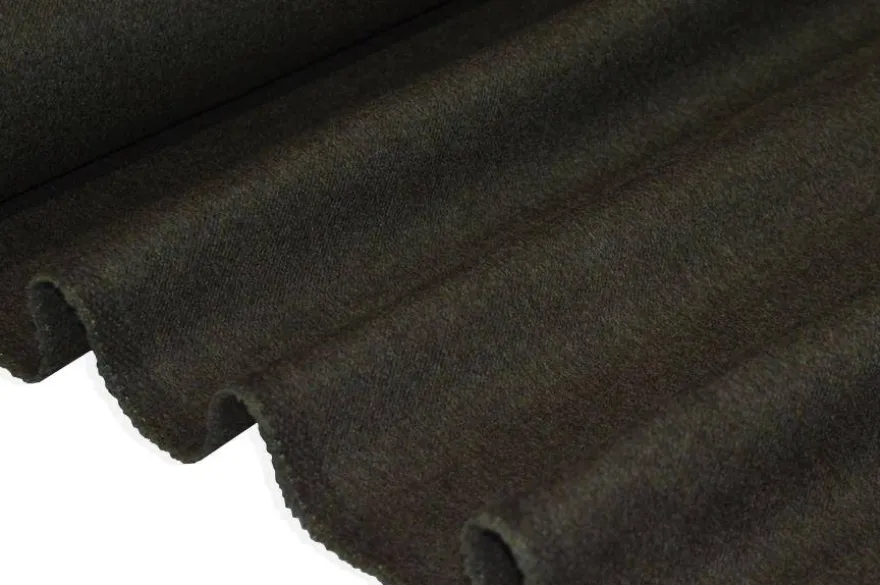 TESSUTO CAPPOTTO DOUBLE PURO CASHMERE COLOR BOSCO