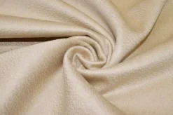 TESSUTO CAPPOTTO DOUBLE PURO CAMMELLO ZIBELLINATO BEIGE