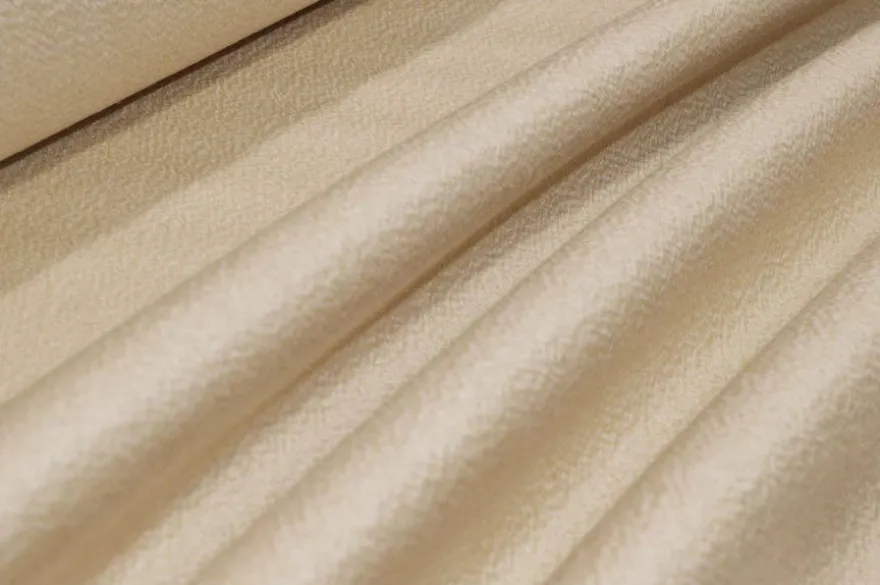 TESSUTO CAPPOTTO DOUBLE PURO CASHMERE ZIBELLINATO BEIGE
