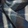 TESSUTO CAPPOTTO LANA SCACCO BLU