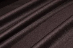 TESSUTO CAPPOTTO MISTO CASHMERE ZIBELLINATO COLOR MELANZANA