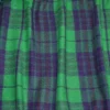 TESSUTO CAPPOTTO MISTO LANA SCACCO VERDE VIOLA