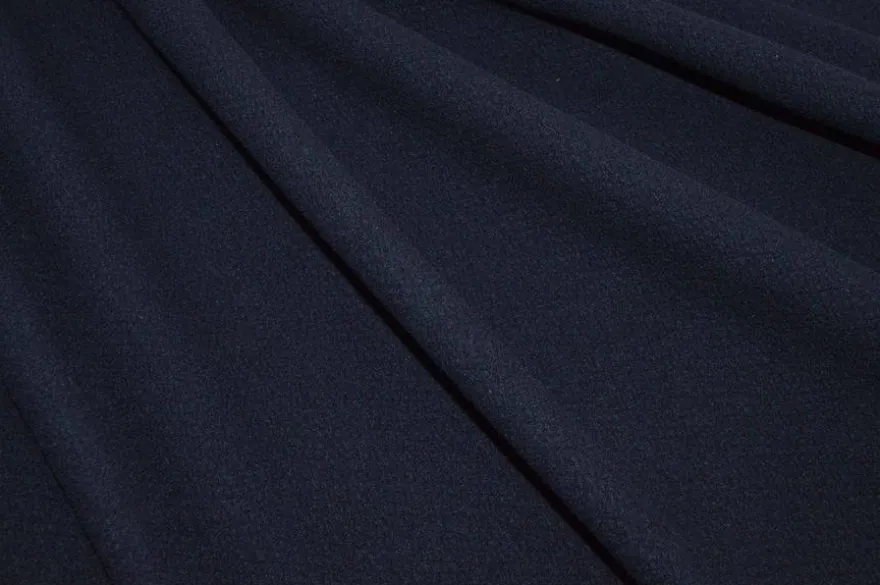 TESSUTO CAPPOTTO PURA LANA BLU