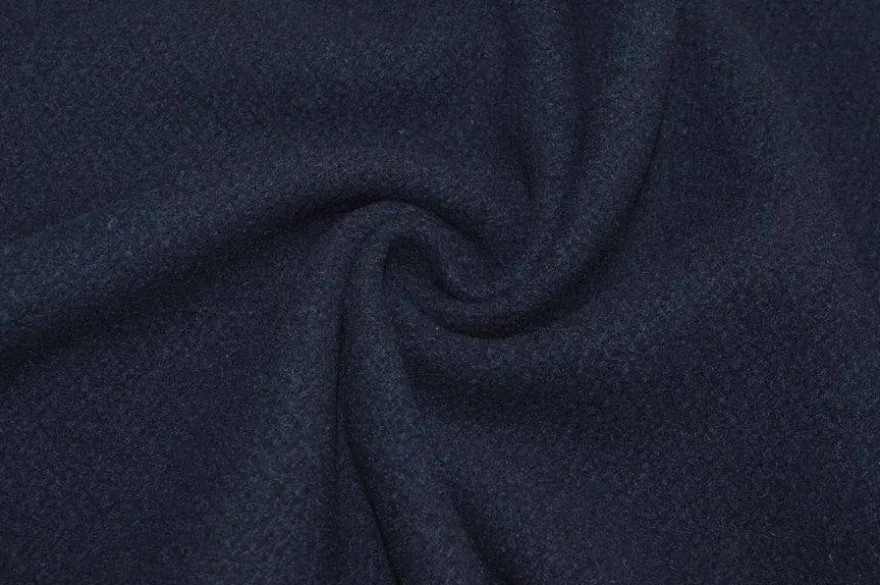 TESSUTO CAPPOTTO PURA LANA BLU